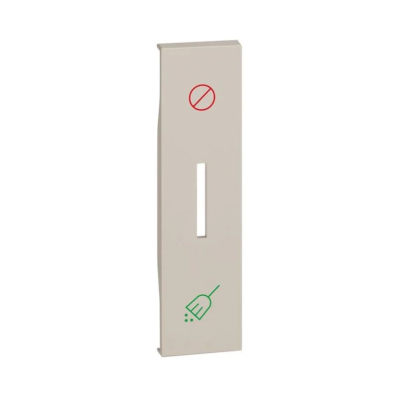 Face plate for push button Do not disturb/clean the room 1M Cream - bticino Living Now KM06H