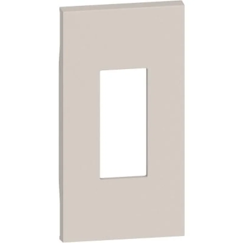 bticino Face plate for RJ45 and RJ11 2M Cream - bticino Living Now KM07M2