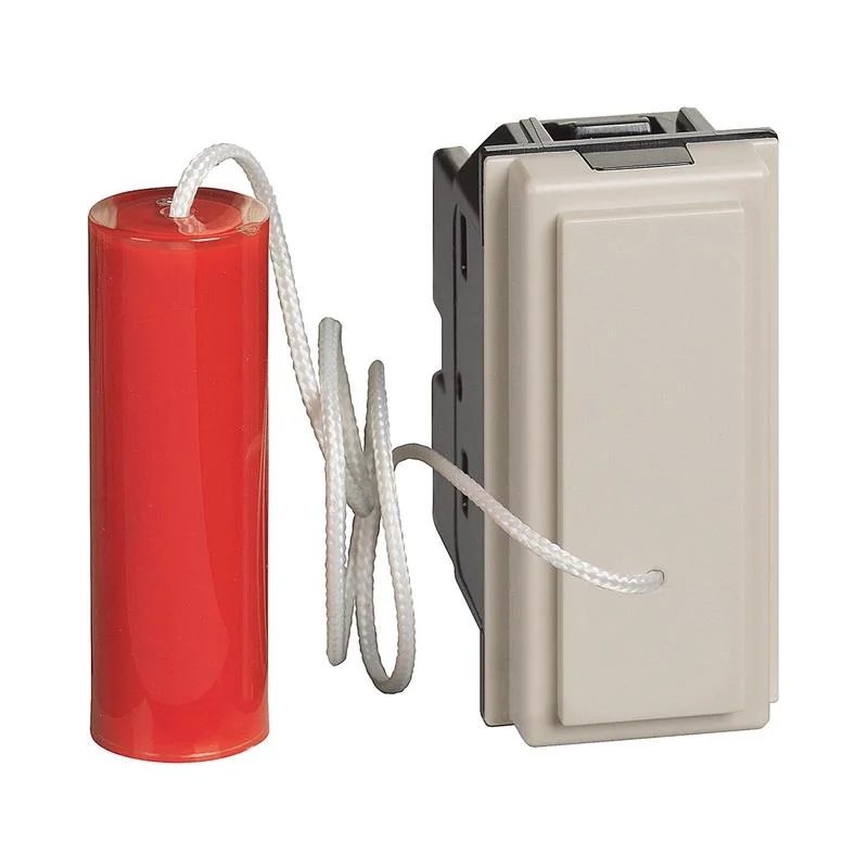 bticino Push button with cord 10A NO+NC 1M Cream - bticino Living Now KM4033