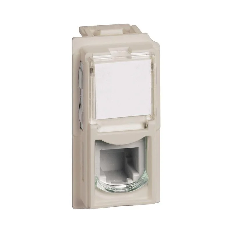 bticino Telephone outlet 1xRJ11 1M Cream - bticino Living Now KM4258RJ11