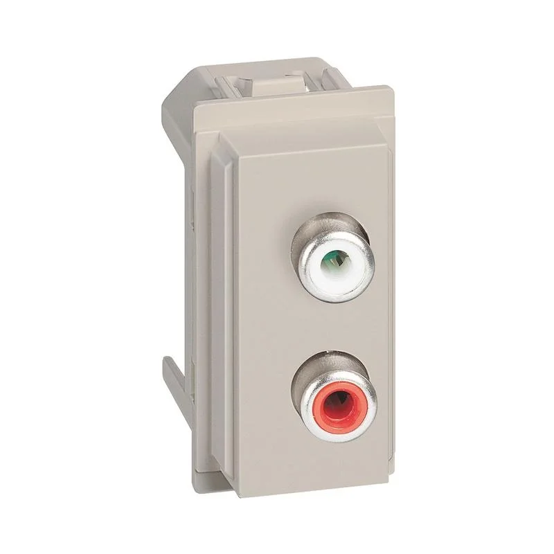 bticino Outlet RCA audio 1M Cream - bticino Living Now KM4269R