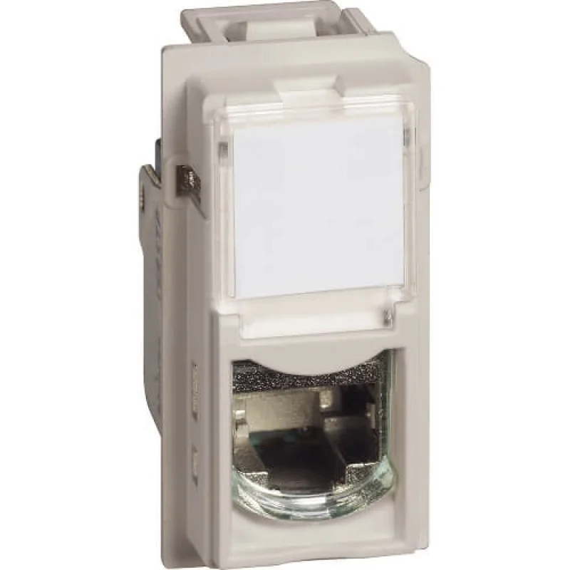 Data 1xRJ45 Cat. 6 UTP 1M Cream - bticino Living Now KM4279C6