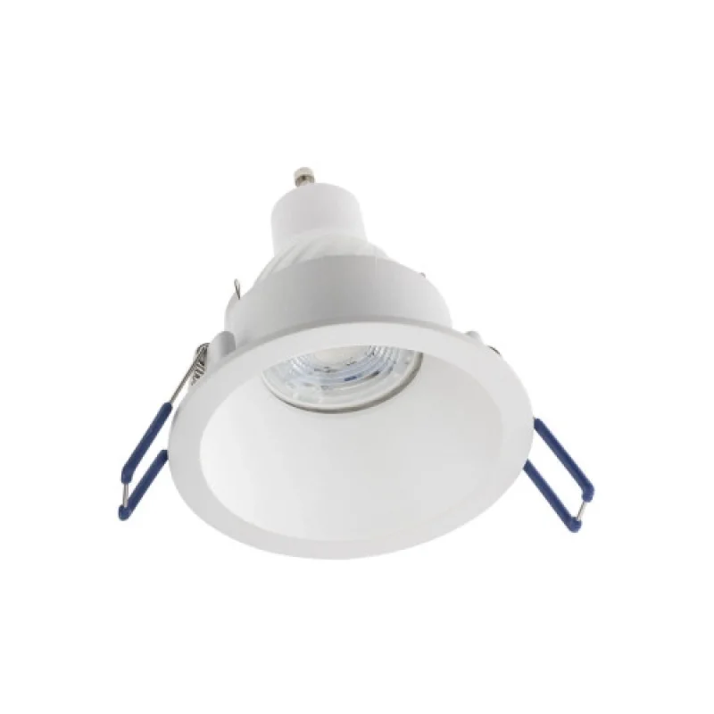 Луни за вграждане Xkone Round KN01MWH – Arelux луна за вграждане в бял, 1X50W, IP20