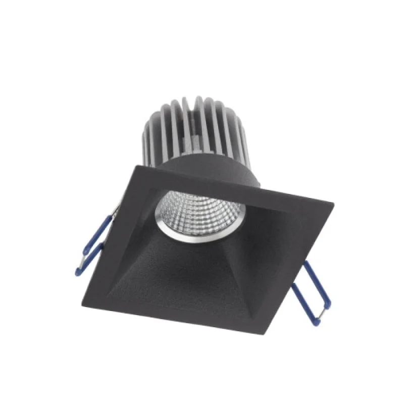 Луни за вграждане Xkone Square KN02BK – Arelux луна за вграждане в черен, 1X50W, IP20