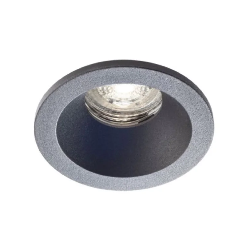 Луни за вграждане Xkone Round KN03IPSBK – Arelux луна за вграждане в черен мат, 1X10W, IP65