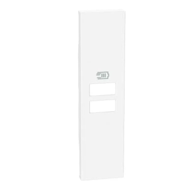 bticino Лицев панел за Розетка 2x USB 1М за K4191AA, K4191AC, K4191CC Бял - bticino Living Now KW13C