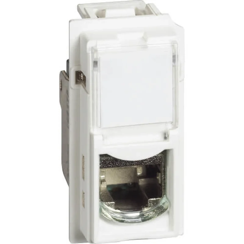 bticino Компютърна 1xRJ45 Cat. 6 UTP 1M Бял - bticino Living Now KW4279C6