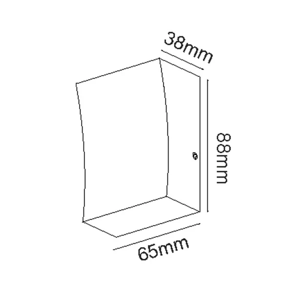 Fer LG1041G – ACA декоративно външно тяло, 3 W, 3000K, 230V AC, IP65, сив