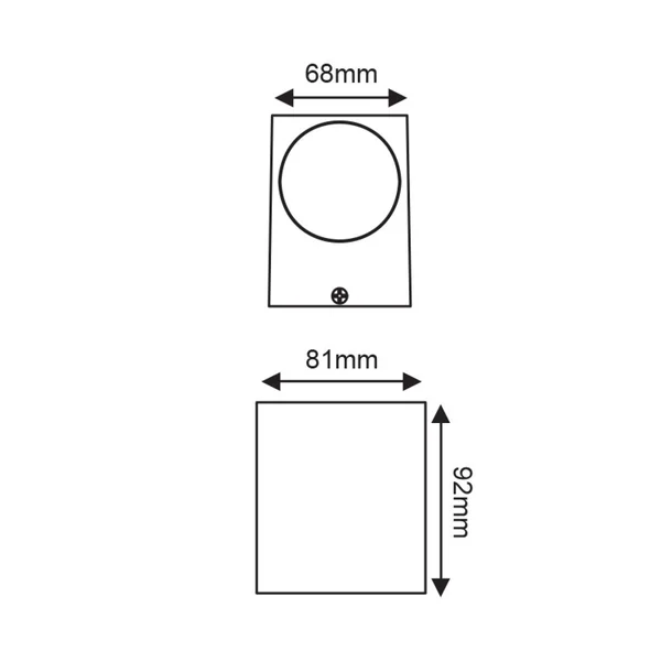 Decorative Outdoor Lighting Vita LG2203W – ACA decorative outdoor luminaire, 4 W, 3000K, 230V AC, IP54, white