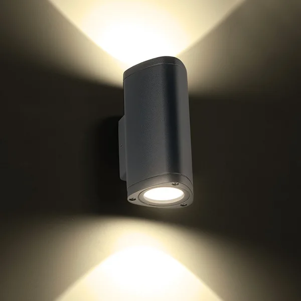Decorative Outdoor Lighting Albi LG2982G – ACA decorative outdoor luminaire, 6 W, 3000K, 230V AC, IP54, grey
