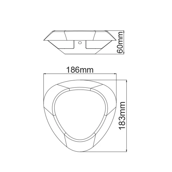 Decorative Outdoor Lighting Berka LG3804G – ACA decorative outdoor luminaire, 7 W, 3000K, 230V AC, IP54, grey