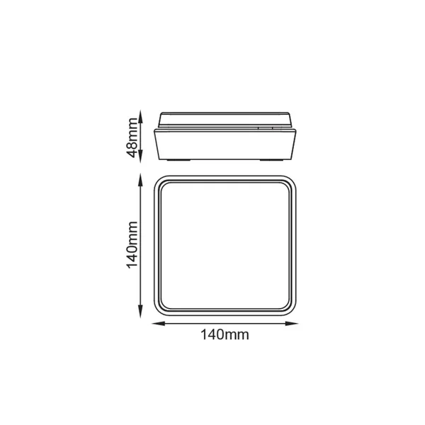 Cori LG5031 – ACA decorative outdoor luminaire, 12 W, 3000K, 230V AC, IP54, grey