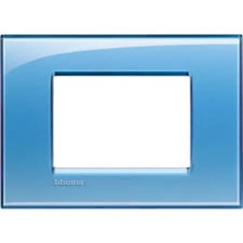 bticino Frame 3M Square Blue (AD) - bticino Livinglight LNA4803AD