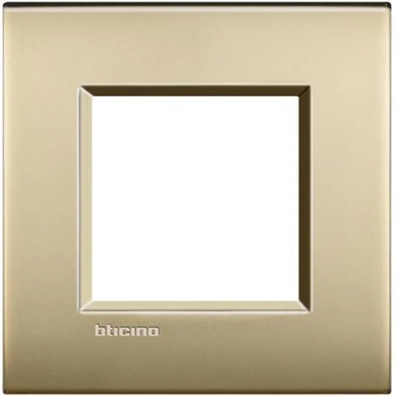 Frame 2M AIR Gold mat (OF) - bticino Livinglight AIR LNC4802OF