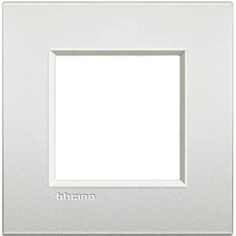 Frame 2M AIR Pearl white (PR) - bticino Livinglight AIR LNC4802PR