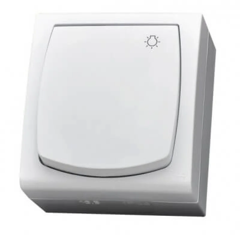 OSPEL One-way push button 10A/250V IP44 - OSPEL Madera LNH-5N/00