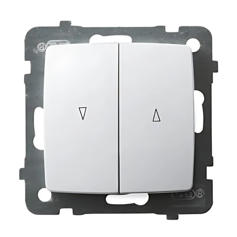 OSPEL Бутон за щори 10А Бял - OSPEL Karo LP-7S/m/00