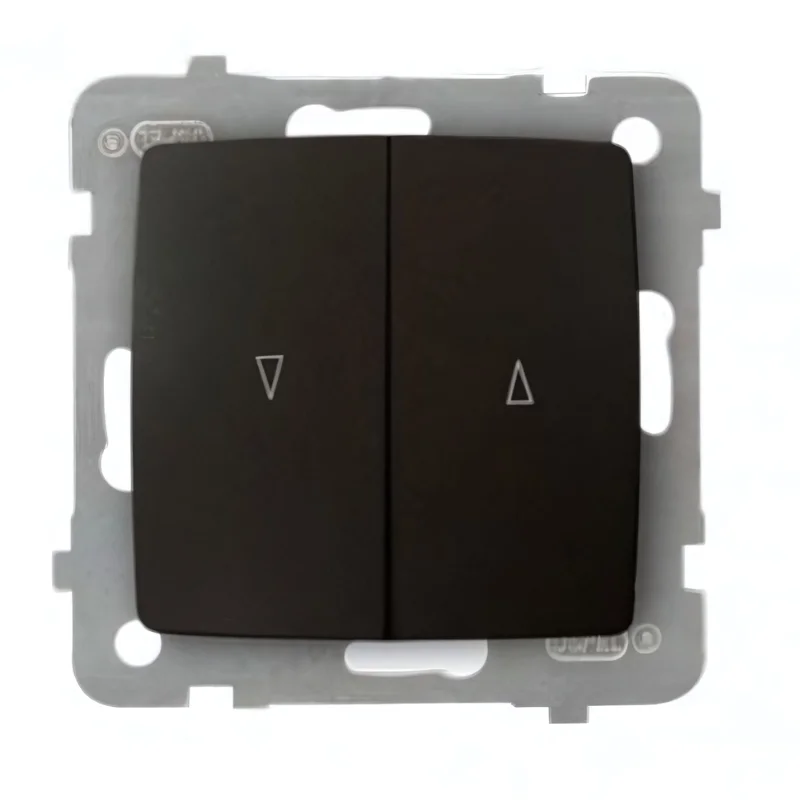 OSPEL Push button for shutters 10A Chocolate - OSPEL Karo LP-7S/m/40