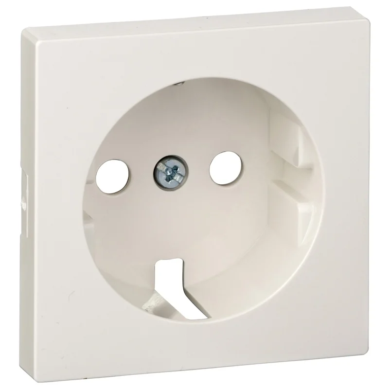 Schneider Electric Face plate for Schuko socket with children's protection Polar white System M - Schneider Electric Merten System M MEG2330-0319