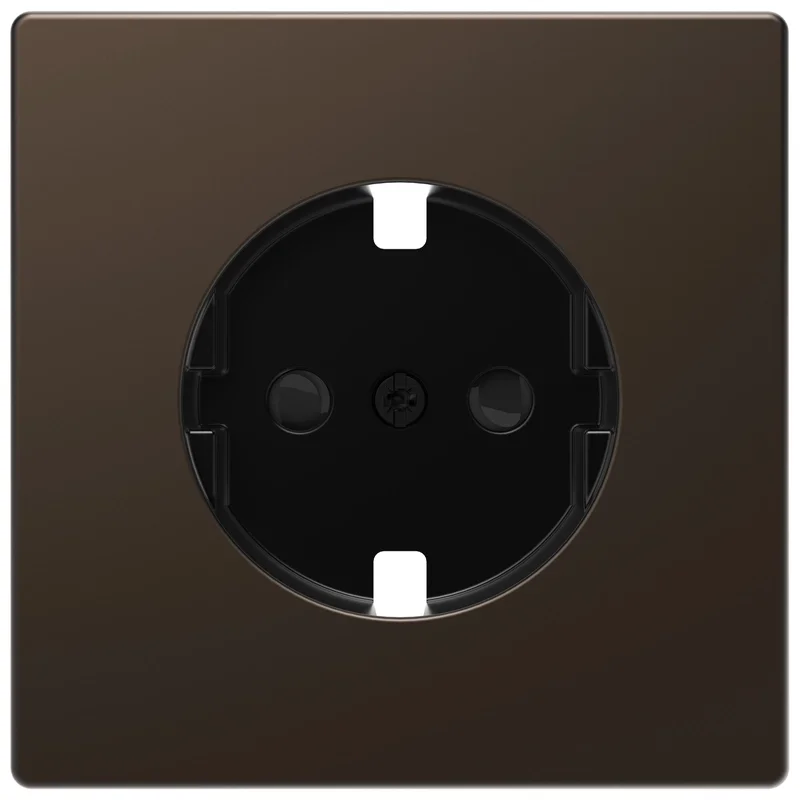Schneider Electric Face plate for Schuko socket with children's protection Mocha System Design - Schneider Electric Merten System Design MEG2330-6052