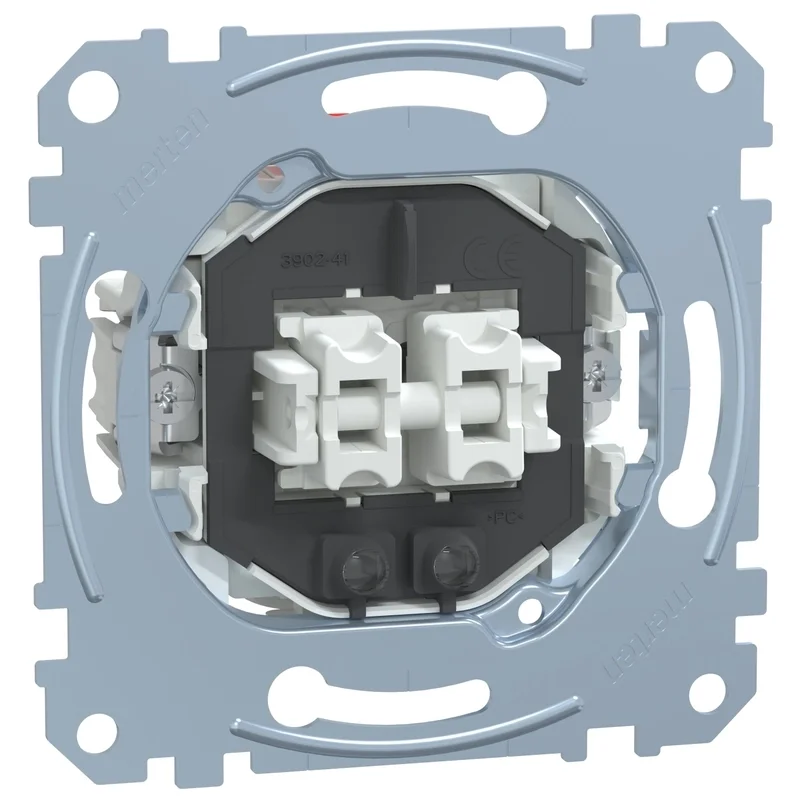 Schneider Electric Сериен ключ с индикаторна червена лампа 230V механизъм 10A - Schneider Electric Merten MEG3105-0000