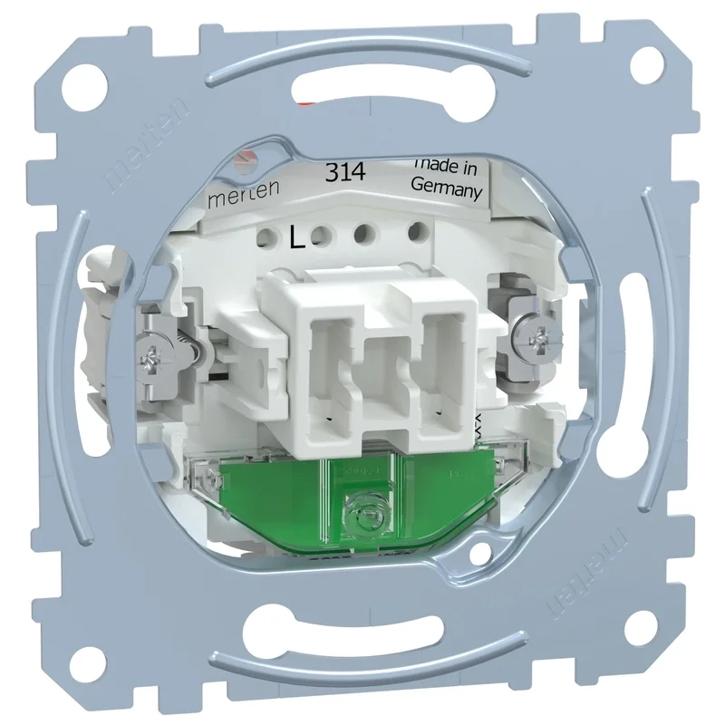 Schneider Electric Two-way switch with neon indicator mechanism 10A - Schneider Electric Merten MEG3136-0000