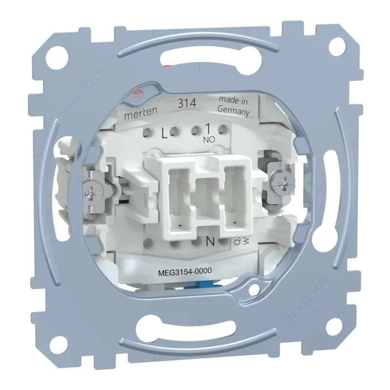 Бутон с отделен контакт за сигнализация, механизъм - SCHNEIDER ELECTRIC Merten MEG3154-0000