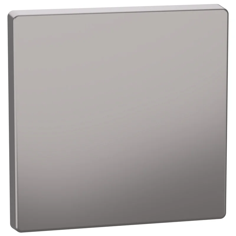 Schneider Electric Face plate for switch/push button Nickel metal System Design - Schneider Electric Merten System Design MEG3300-6050