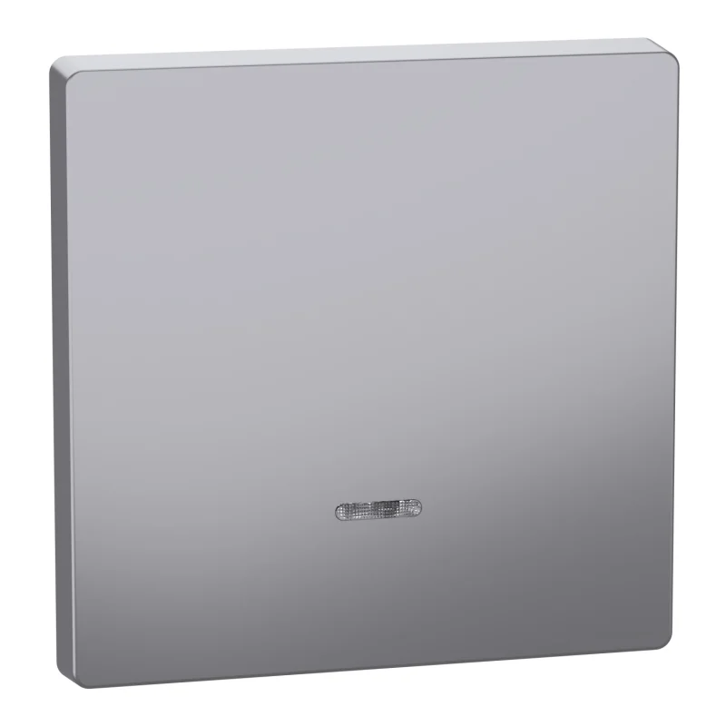 Face plate for switch with indication Steel System Design - SCHNEIDER ELECTRIC Merten System Design MEG3320-6036