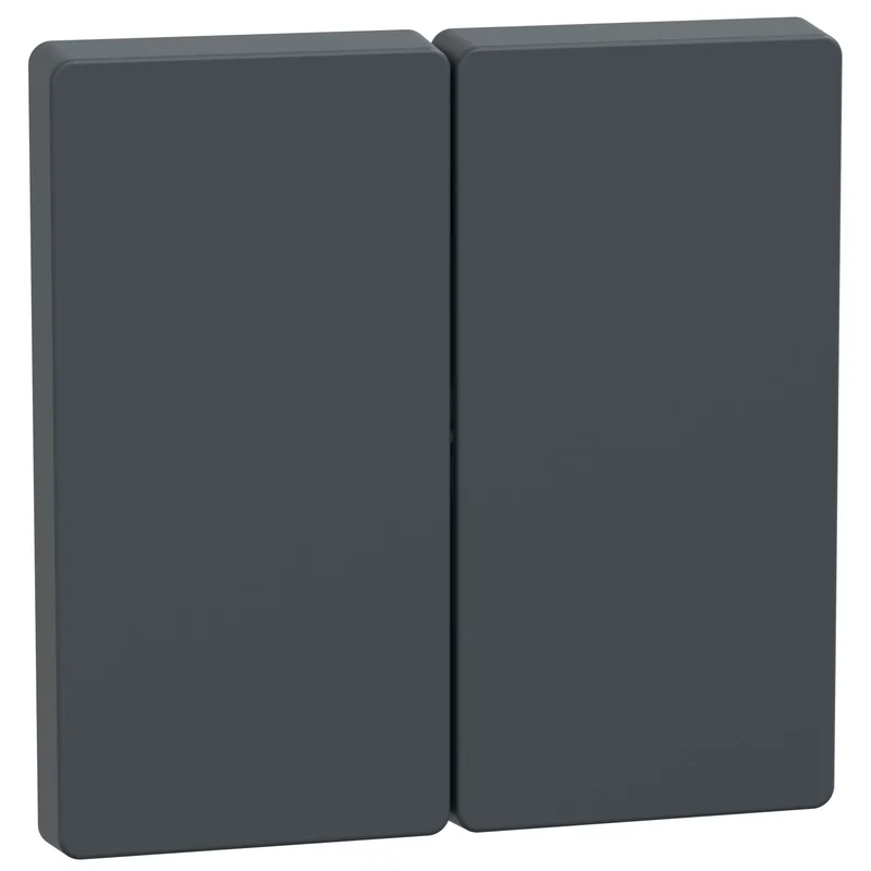 Лицев панел за сериен ключ/бутон Антрацит System Design - Schneider Electric Merten System Design MEG3400-6034