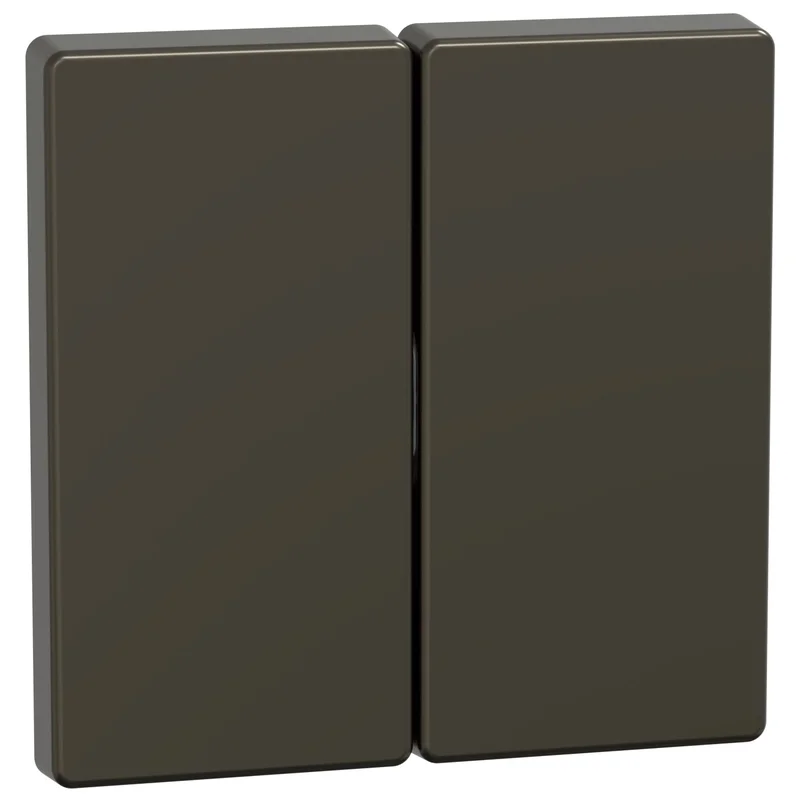 Лицев панел за сериен ключ/бутон Мока метал System Design - Schneider Electric Merten System Design MEG3400-6052