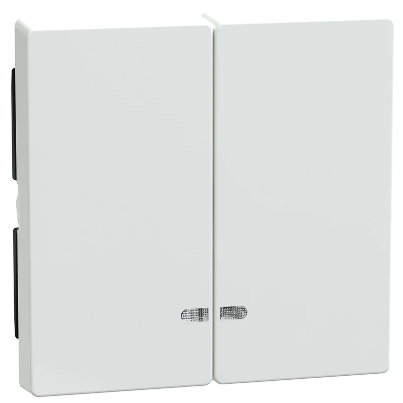 Schneider Electric Лицев панел за ключ/бутон с индикаторна лампа Активно бяло System M - Schneider Electric Merten System M MEG3420-0325