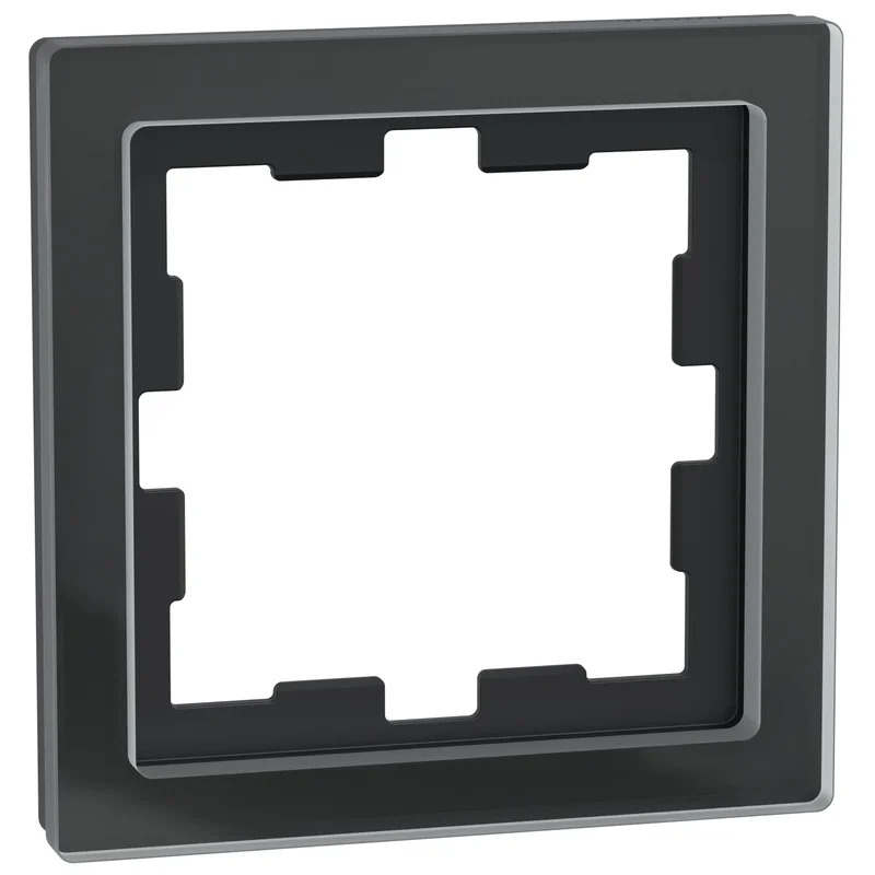 Декоративна рамка 1x цвят Черен оникс стъкло System D-Life Glass - Schneider Electric Merten System Design MEG4010-6503