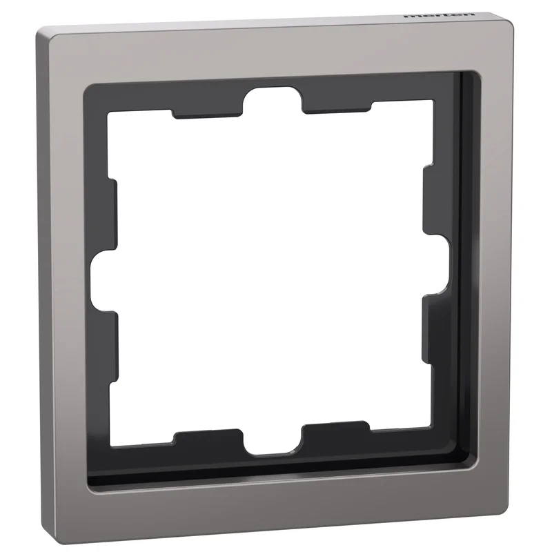 Декоративна рамка 1x цвят Никел System D-Life Metal - Schneider Electric Merten System Design MEG4010-6550