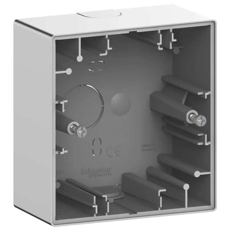 Schneider Electric Bracket for surface mounting 1x Stainless steel System Design - SCHNEIDER ELECTRIC Merten System Design MEG4014-6536