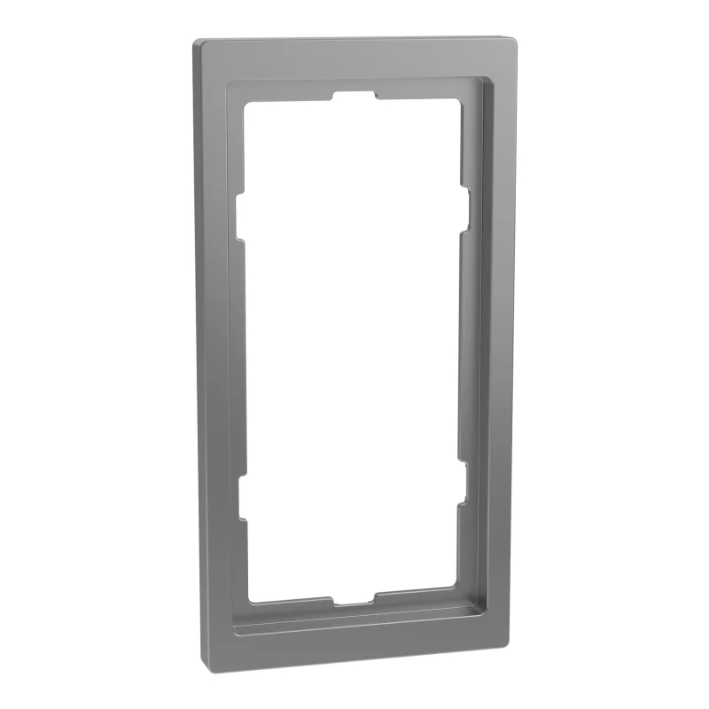Декоративна рамка 2x за самобръсначка Стомана System Design - SCHNEIDER ELECTRIC Merten System Design MEG4025-6536
