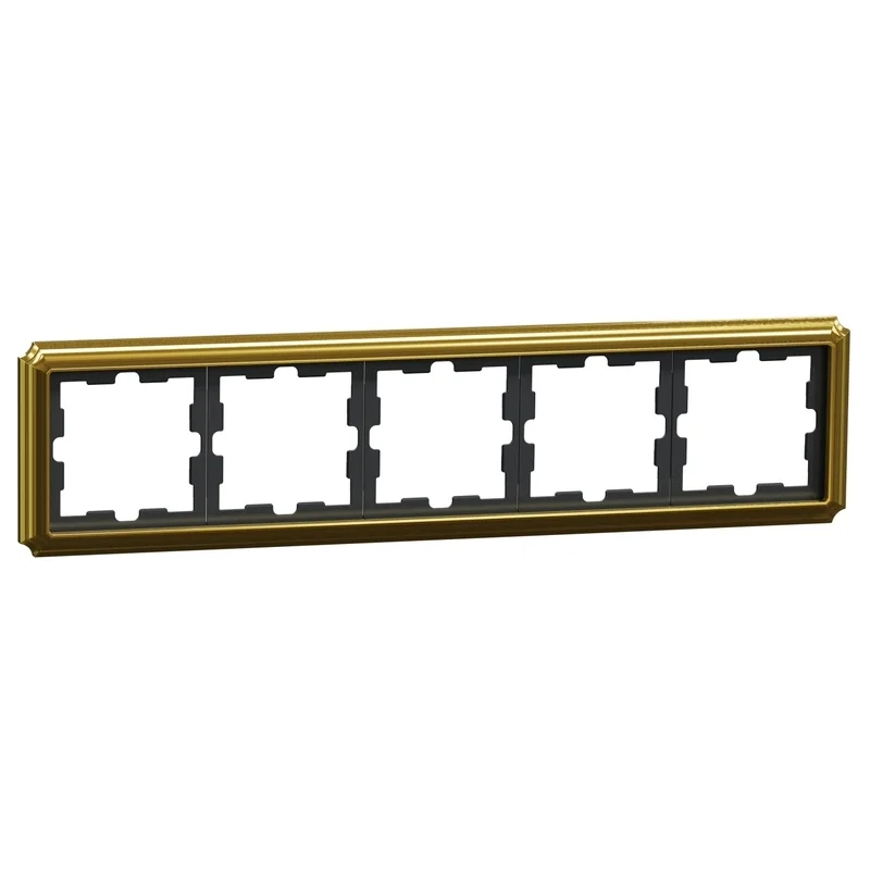Schneider Electric Decorative frame 5x colour Gold D-Antique - Schneider Electric Merten System Design MEG4050-4741