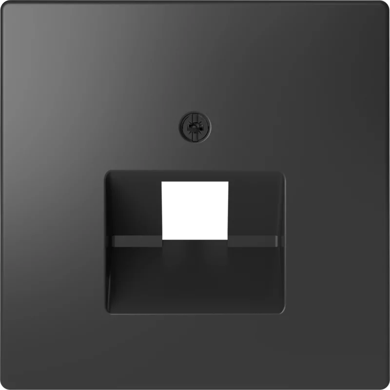 Schneider Electric Face plate for RJ45 outlet 1-module Anthracite System Design - SCHNEIDER ELECTRIC Merten System Design MEG4521-6034