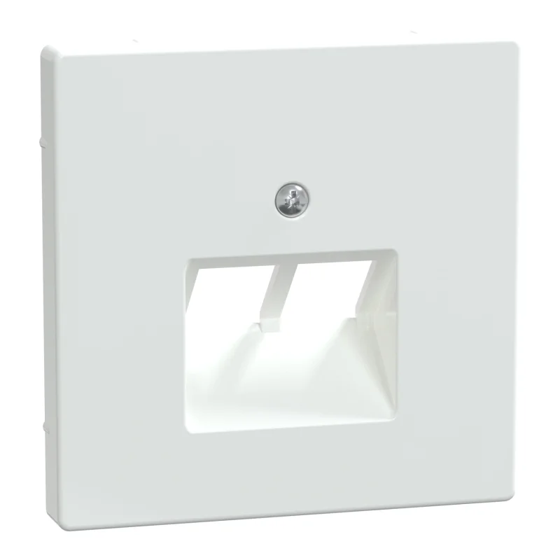 Schneider Electric Face plate 2x RJ45 outlet Lotus white System Design - SCHNEIDER ELECTRIC Merten System Design MEG4522-6035