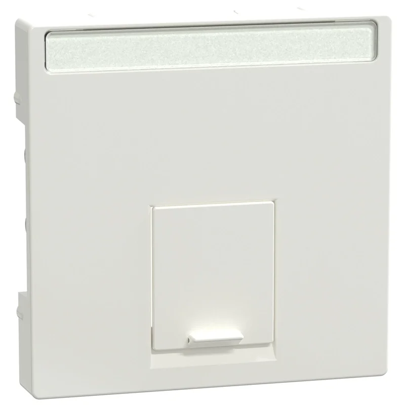 Schneider Electric Лицев панел за розетка RJ45 Полярно бяло System M - Schneider Electric Merten System M MEG4573-0319