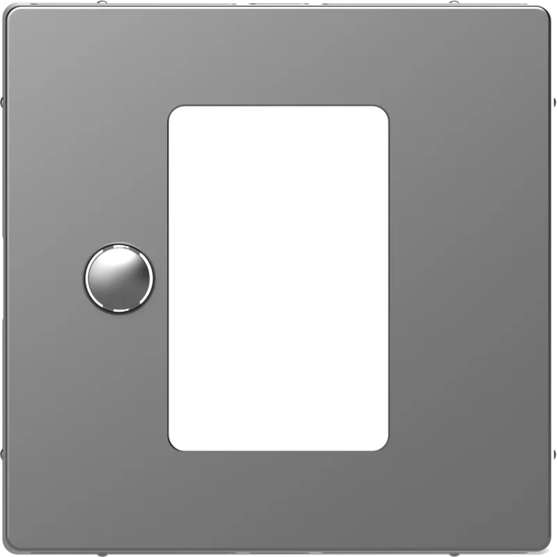 Face plate for universal thermostat with touch display Steel System Design - SCHNEIDER ELECTRIC Merten System Design MEG5775-6036