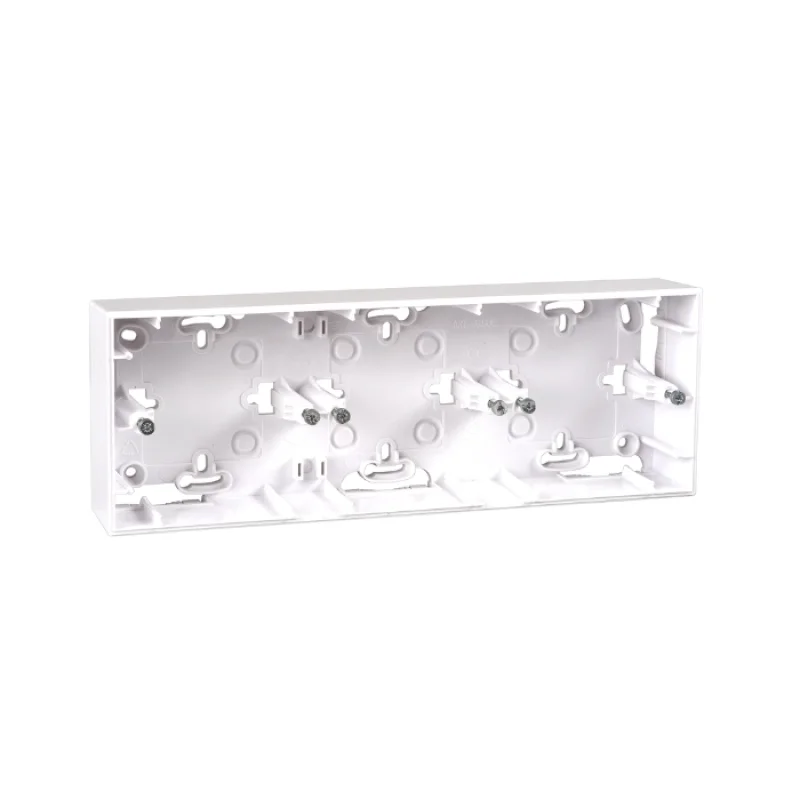 Schneider Electric Конзола за открит монтаж Тройна Бял - SCHNEIDER ELECTRIC Unica Basic MGU8.006.18