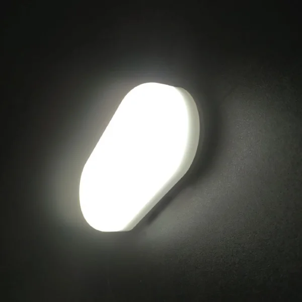 Външно стенно осветление Mina MINA1260 – ACA външен аплик, 12 W, 6000K, 230V AC, IP66, бял