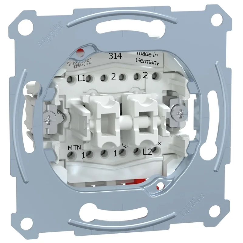 Schneider Electric Double two-way switch mechanism 10A - Schneider Electric Merten MTN3126-0000