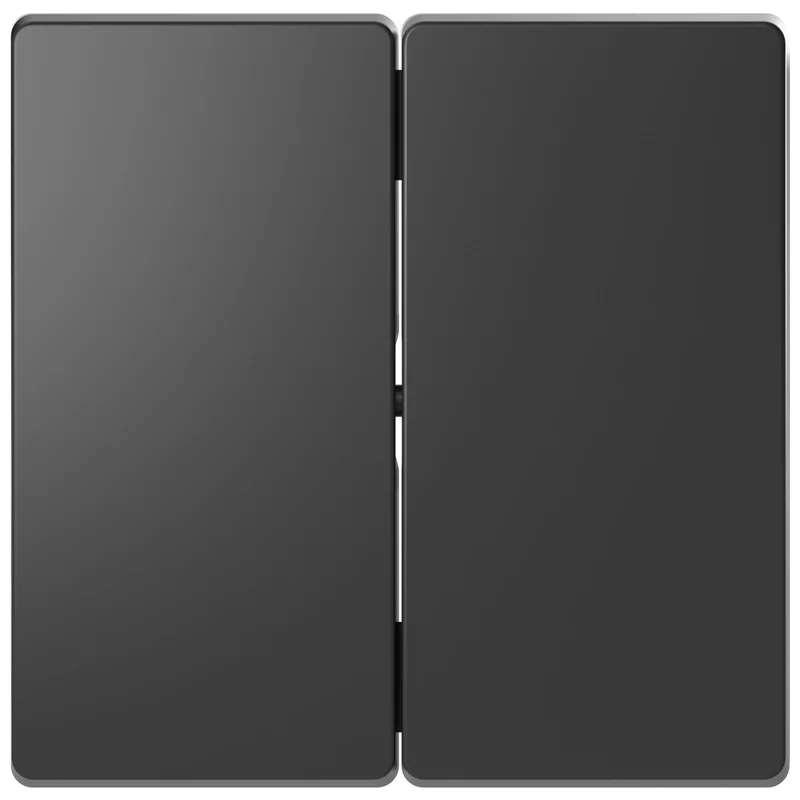 Face plate for double switch/push button Anthracite System Design /while stocks last/ - Schneider Electric Merten System Design MTN3400-6034