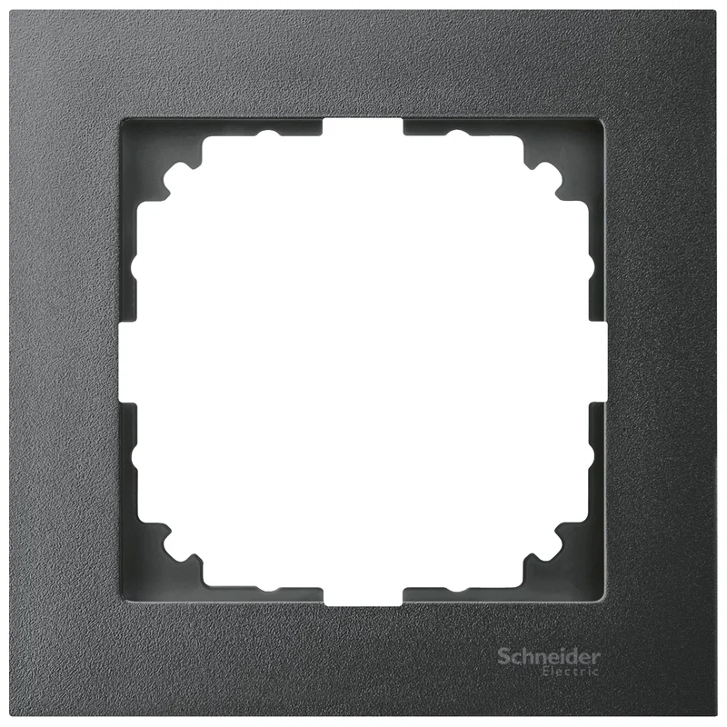 Schneider Electric Decorative frame 1x colour Anthracite System M-Pure - Schneider Electric Merten System M MTN4010-3614