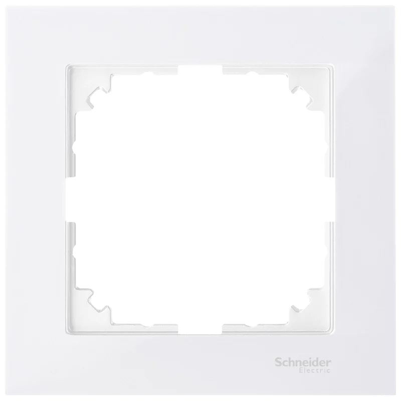 Schneider Electric Decorative frame 1x colour Polar white System M-Pure - Schneider Electric Merten System M MTN4010-3619