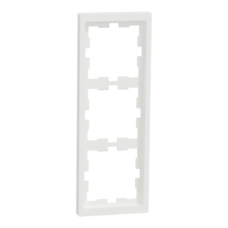 Schneider Electric Декоративна рамка 3x цвят Бял мат System D-Life - SCHNEIDER ELECTRIC Merten System M MTN4030-6537