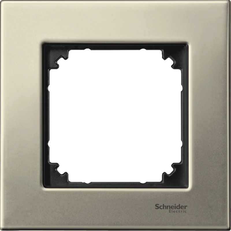 Schneider Electric Декоративна рамка 1x цвят титан метал System M-Elegance Metal - SCHNEIDER ELECTRIC Merten System M MTN403105