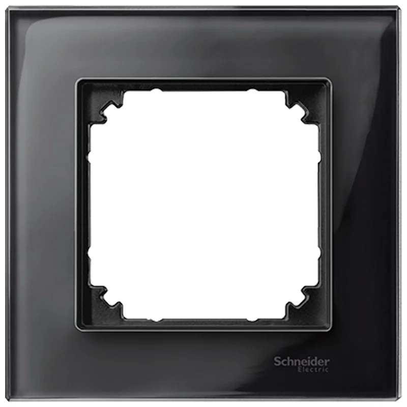 Decorative frame 1x colour Onyx glass System M-Elegance Glass /while stocks last/ - Schneider Electric Merten System M MTN404103